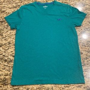 Green Hollister V-Neck